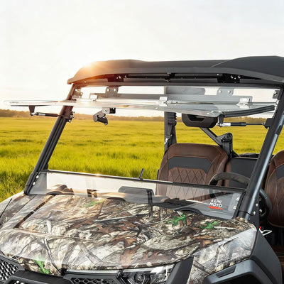 3-IN-1 Flip Windshield For CFMOTO UFORCE U10 - Kemimoto