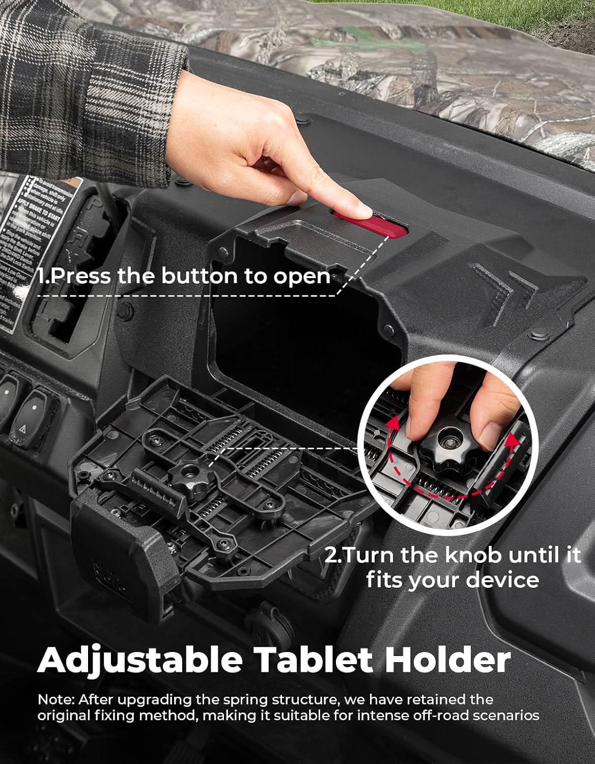 UTV Tablet Holder For CFMOTO UFORCE 1000/1000 XL - Kemimoto
