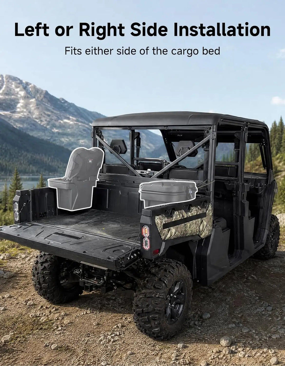 UTV Rear Cargo Box For CFMOTO UFORCE 1000/1000 XL/U10