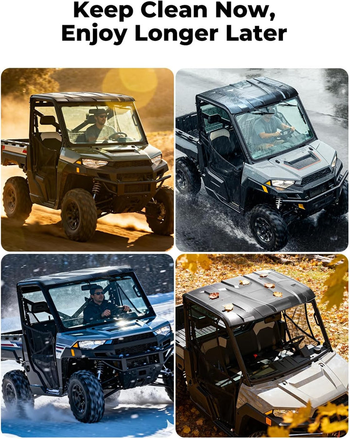 Plastic Hard Roof 3-Seat for Polaris Ranger XP 1000/ 1000/ XP 900 - Kemimoto