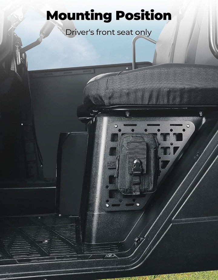 Seat Side Molle Panels for Polaris Ranger XP 1000 2018-2024 - Kemimoto