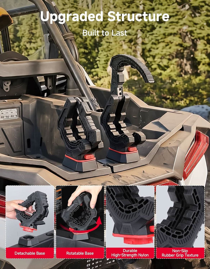 Ratcheting Hunting Tool Rack For Sportsman and RZR