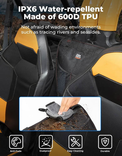 TPU Center Storage Bag for Polaris RZR XP 1000 Turbo S 900 2014-2023 - Kemimoto