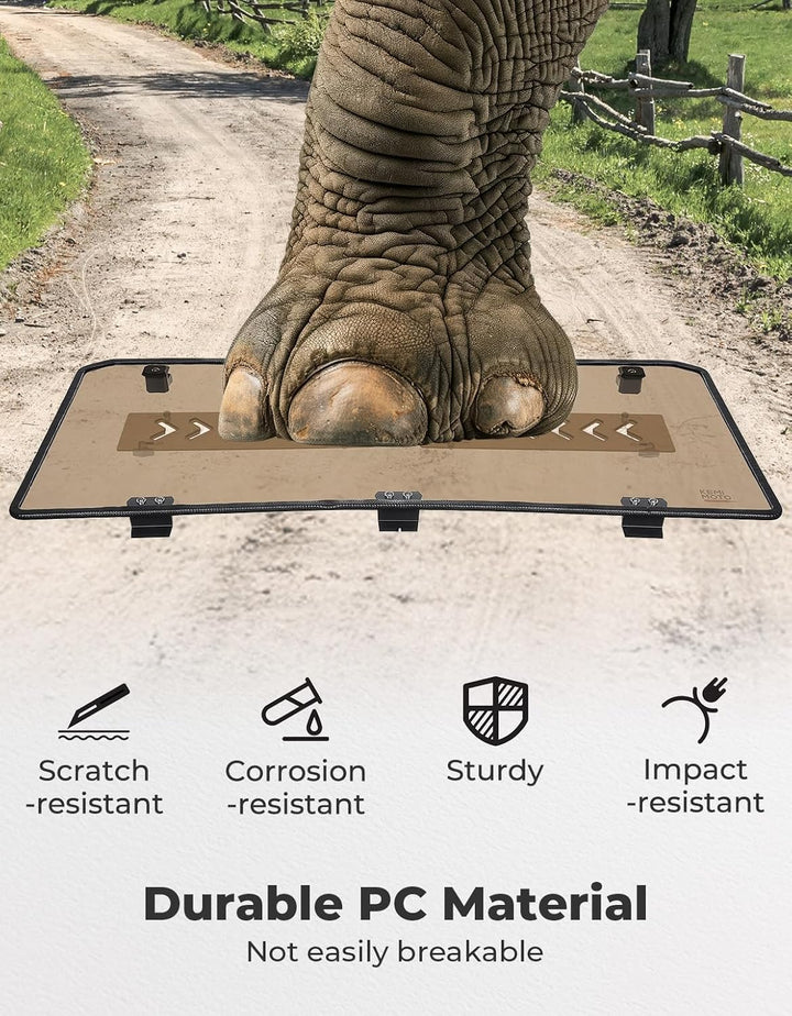 Tinted Rear Window for Polaris Ranger Midsize 500/570/SP 570/Crew/ETX/EV - Kemimoto