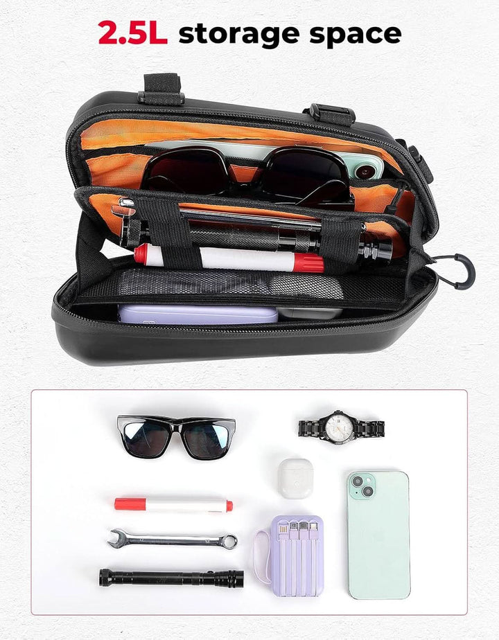 EVA Hard Shell Tool Side Bag for Motorcycle - Kemimoto