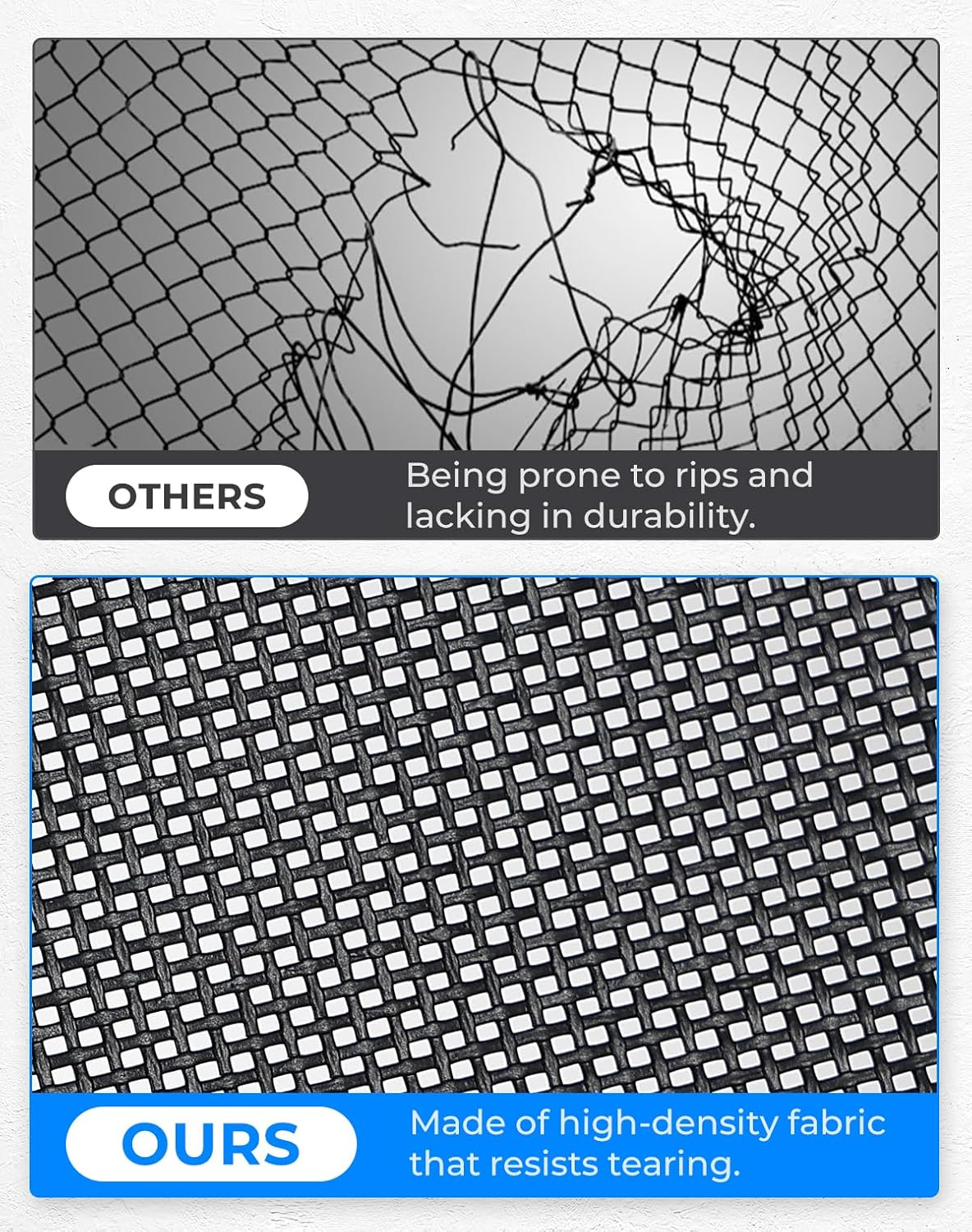 UTV Sunshade Soft Rear Window Net for Polaris Ranger 1000 XP/CREW 2017-2025 - Kemimoto