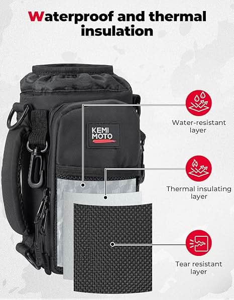 Water Bottle Holder Bag For YETI Stanley SLM 32 oz|40 oz - Kemimoto