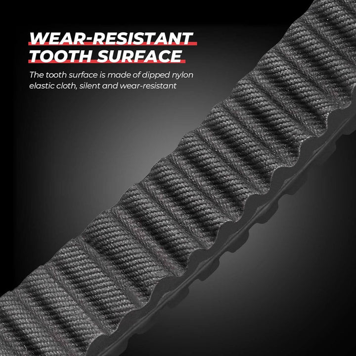 Heavy-Duty Carbon Drive Belt for Polaris Sportsman 400/500, Ranger XP 875cc, Scrambler - Kemimoto