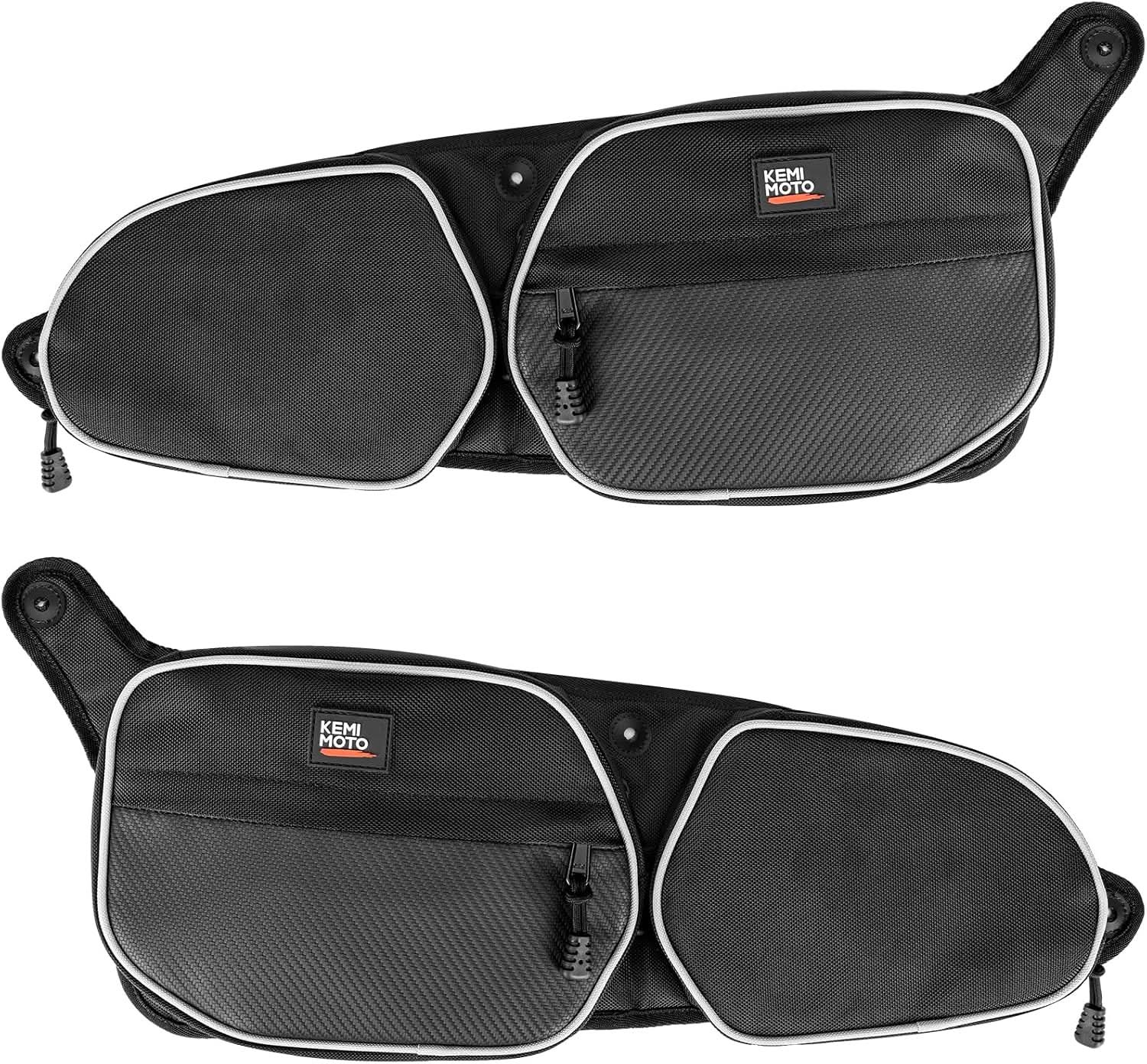 Front Door Storage Bags with Knee Pads for Polaris RZR 900 Trail & RZR 900 S, 2-Pack