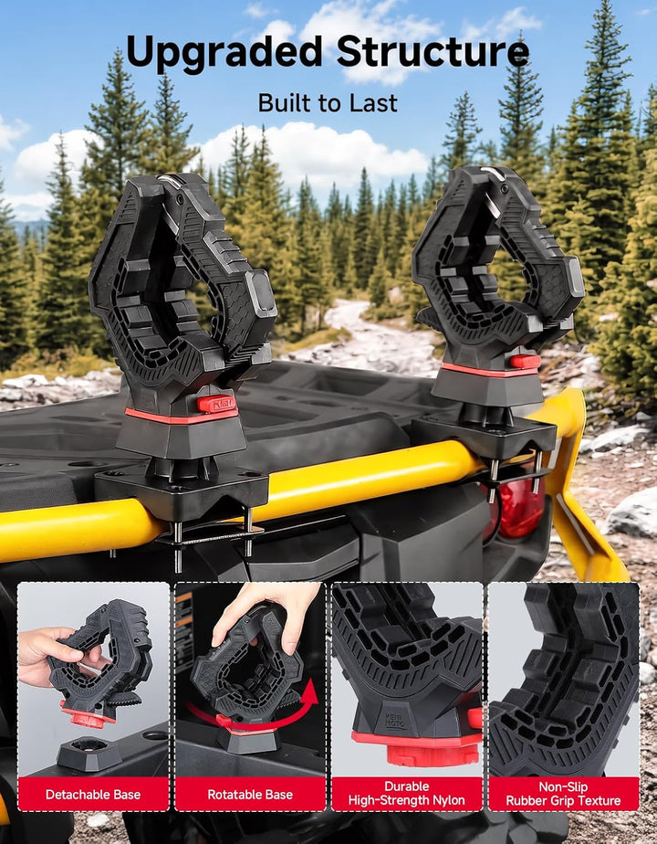 Ratcheting Hunting Tool Rack For ATV UTV