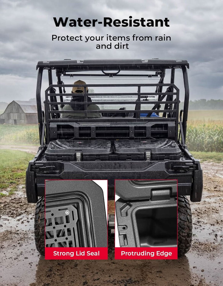 UTV Bed Storage Box 110L For Kawasaki Mule Pro|SX - Kemimoto