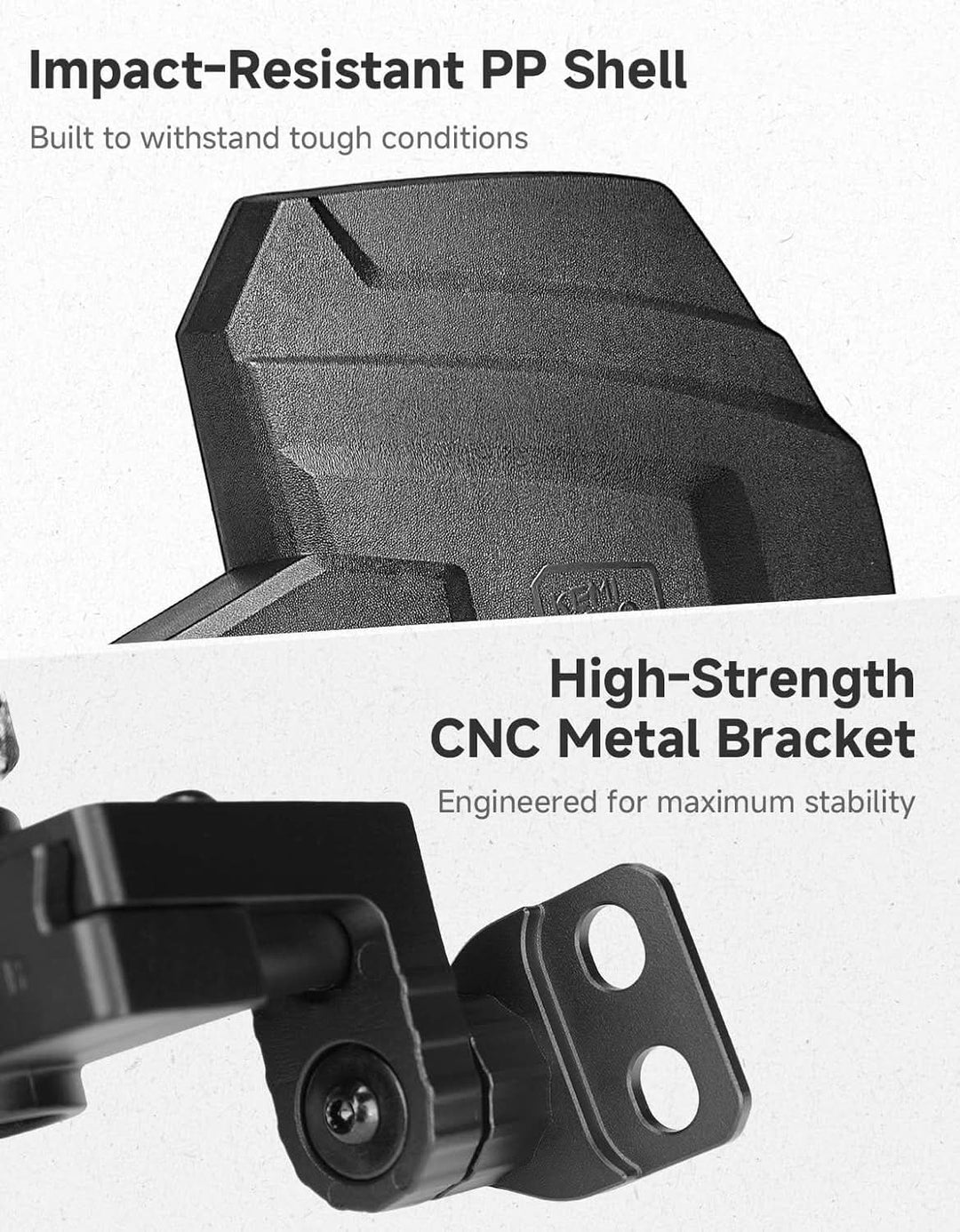 UTV Side Mirrors Larger View For Polaris|CFMOTO|Hisun - Kemimoto