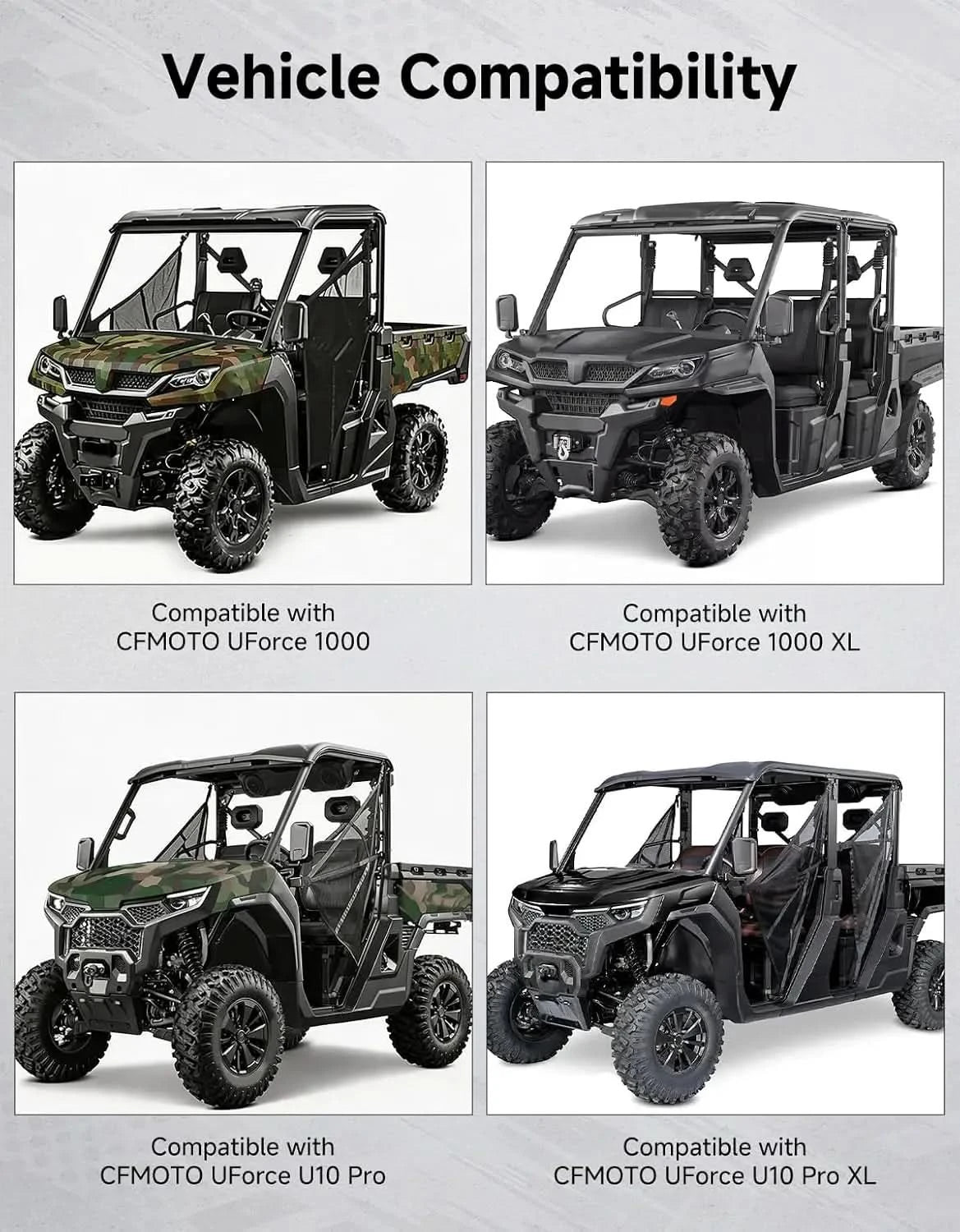 Spare Tire Mount For CFMOTO UFORCE 1000/XL/U10 Pro