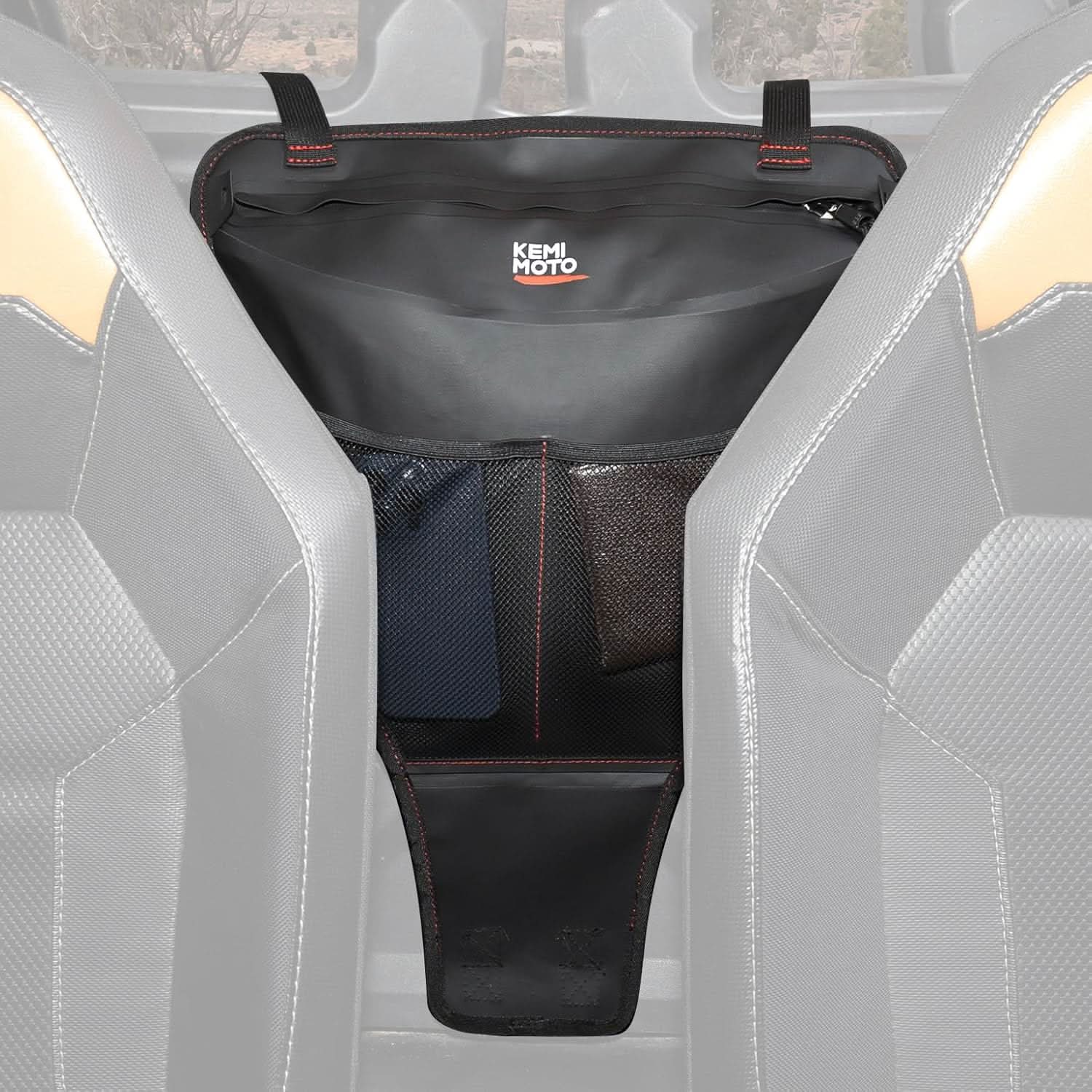 TPU Center Storage Bag for Polaris RZR XP 1000 Turbo S 900 2014-2023 - Kemimoto