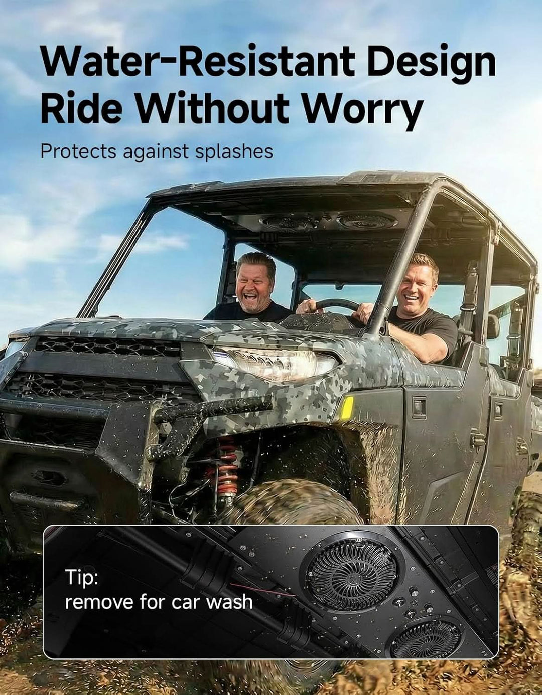 UTV Cab Cooling Fan - Kemimoto