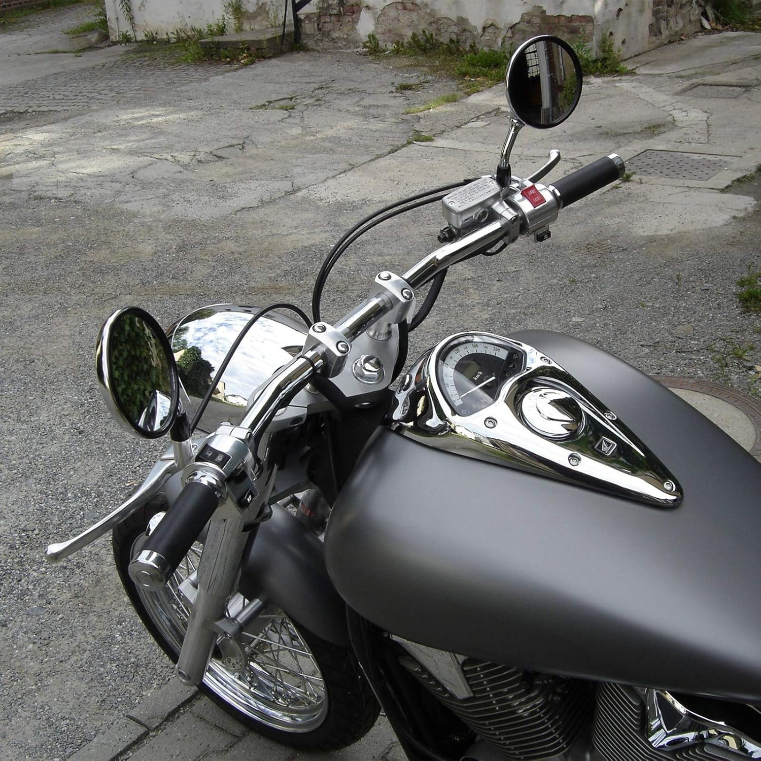 1 Inch Motorcycle Handlebar Risers, Aluminum Alloy Motorcycle Risers - Kemimoto
