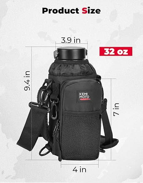 Water Bottle Holder Bag For YETI Stanley SLM 32 oz|40 oz - Kemimoto