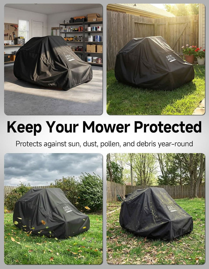 Zero Turn Lawn Mower Cover 210D Waterproof For John Deere|Husqvarna|Toro Kubota - Kemimoto