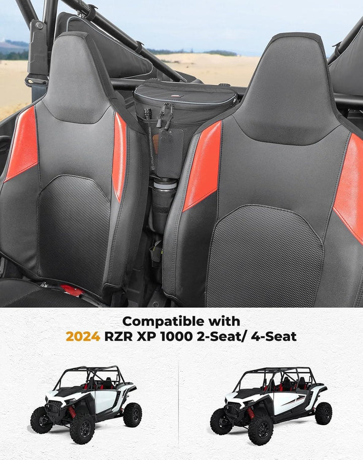 Center Storage Bag with Cup holder for 2024-2025 Polaris RZR XP 1000/ 4 - Kemimoto