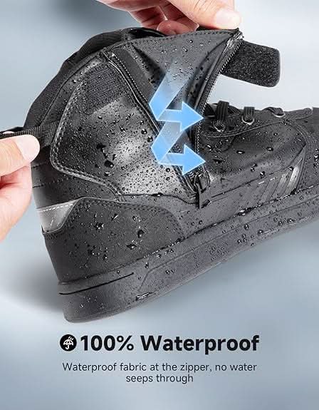 Waterproof Motorcycle Shoes for Men - Kemimoto