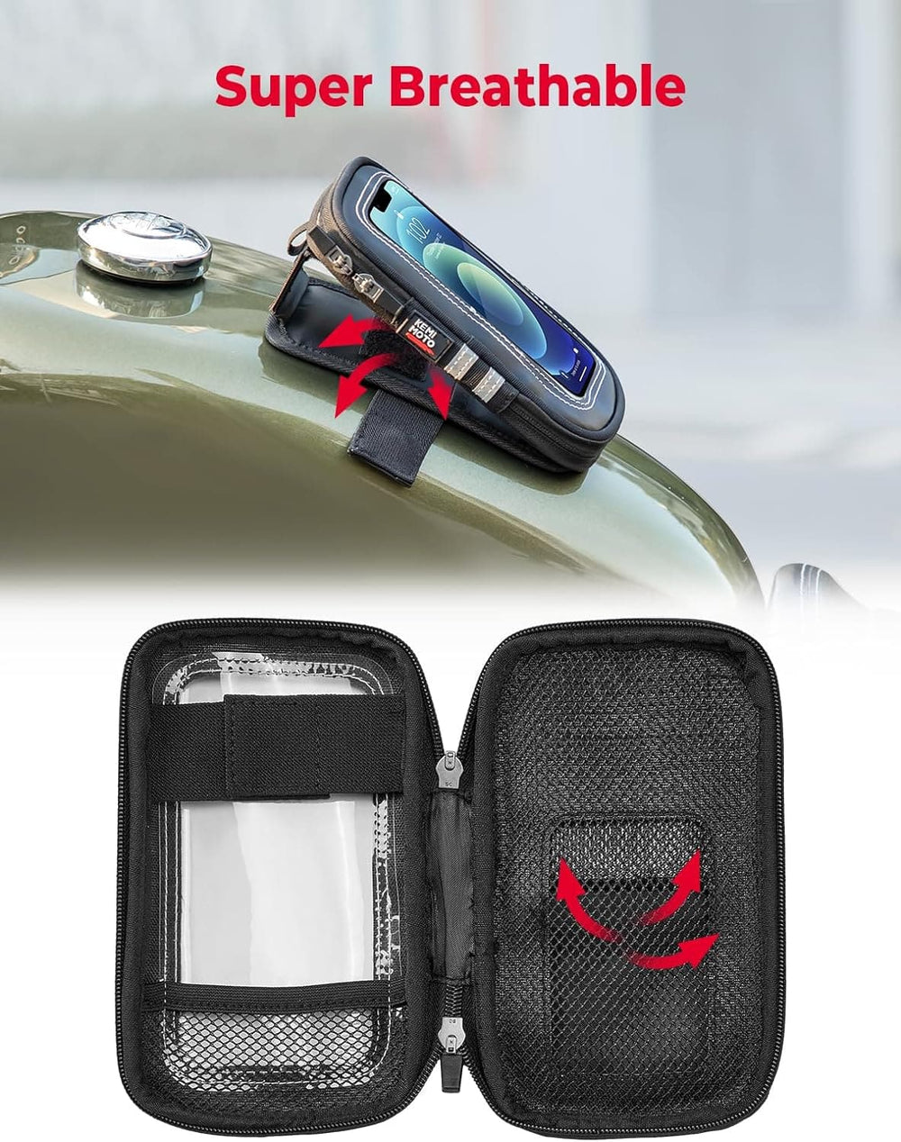 Motorcycle Universal Phone Bag - Kemimoto