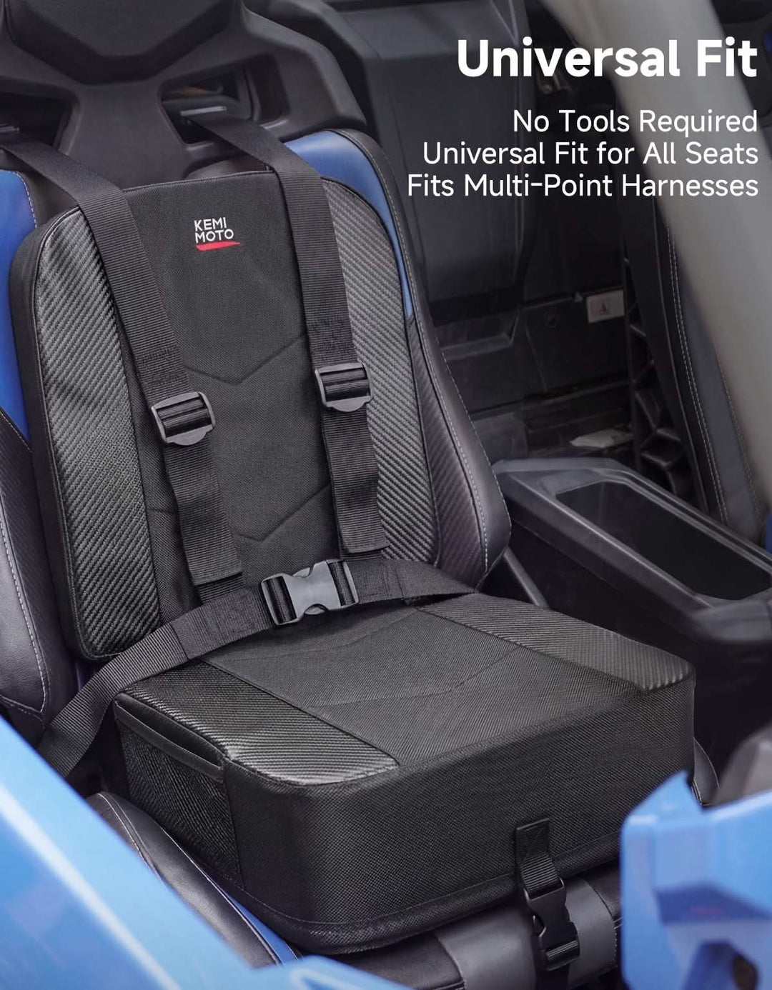 Universal 5-Inch UTV Booster Seat Cushion for Shorter Riders