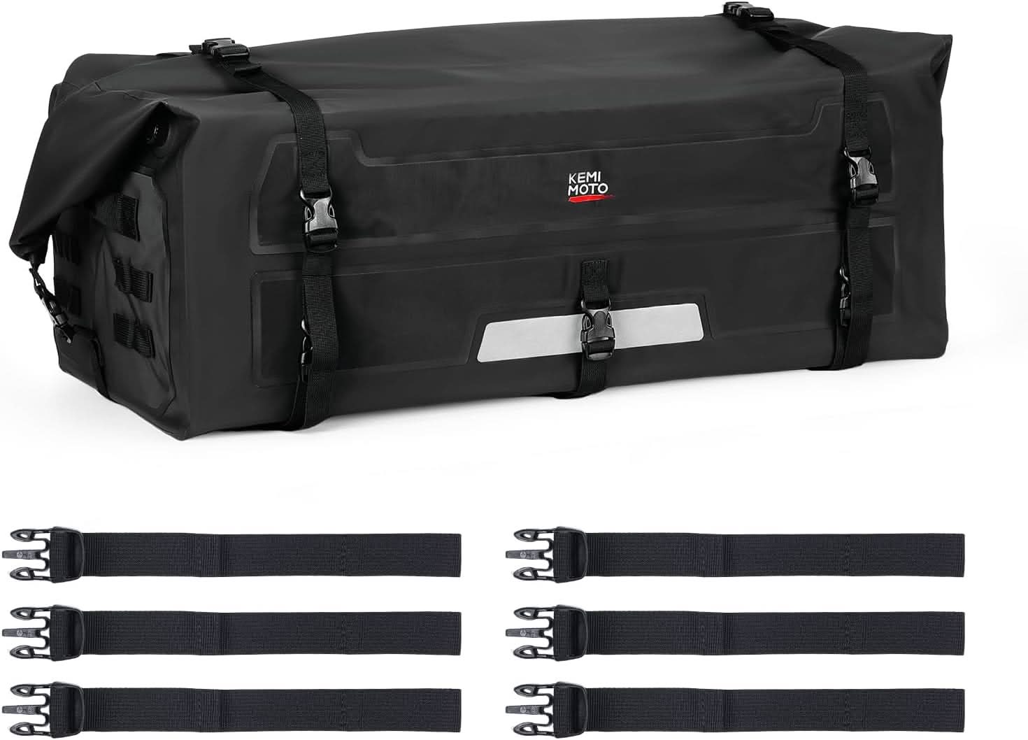 ATV Dry Bag, PVC Universal Storage Bag, 70L Waterproof - Kemimoto
