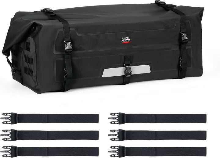 ATV Dry Bag, PVC Universal Storage Bag, 70L Waterproof - Kemimoto