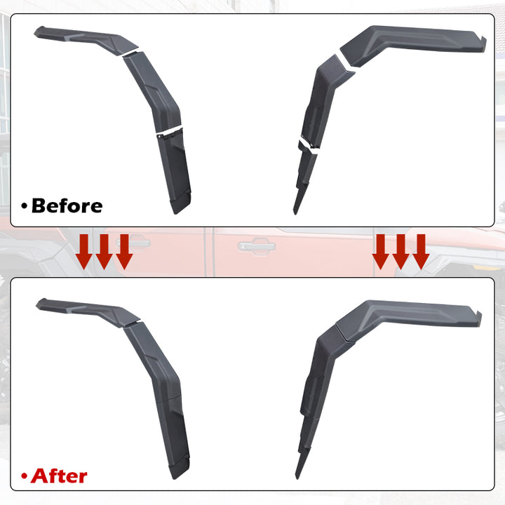 Front and Rear Fender Flares for Polaris Xpedition XP XP5/ ADV ADV5 2024+ - Kemimoto