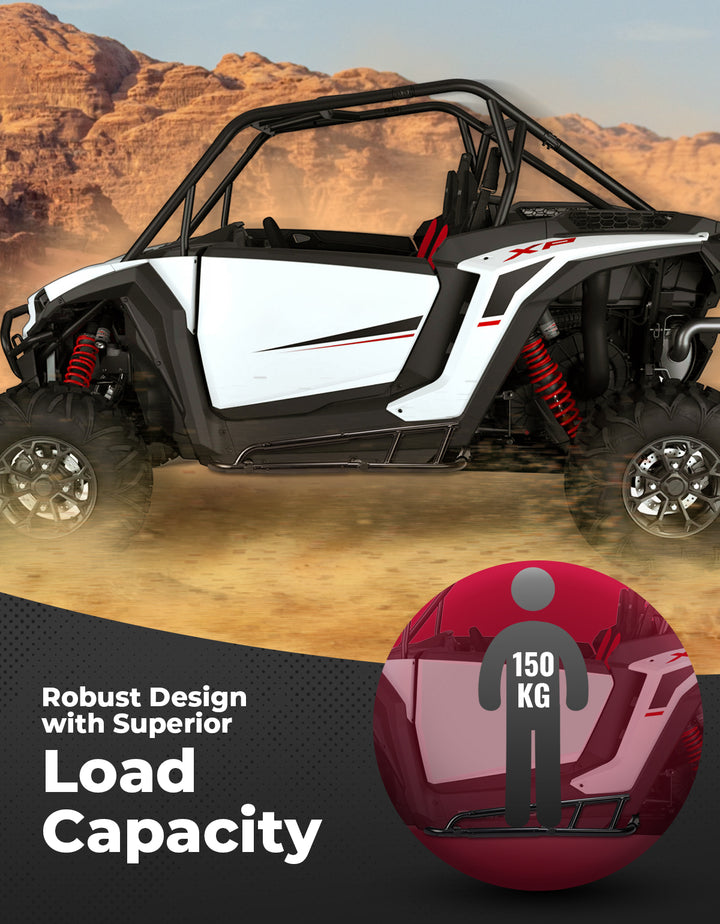 Heavy Duty Steel Nerf Bars Rock Sliders for Polaris RZR XP 1000/ XP 4 1000 2024-2025 - Kemimoto