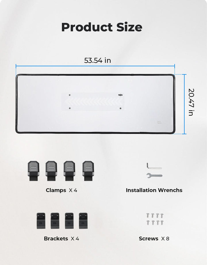 Rear Clear Windshield with Sliding Vents for Tracker 800SX - Kemimoto