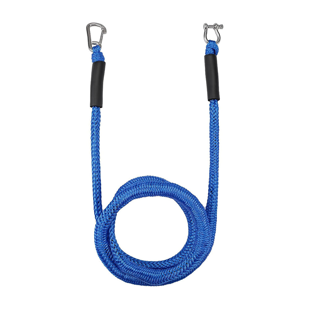 Anchor Bungee Dock Line for Watercraft Boat Kayak Pontoon Jet Ski Black - Kemimoto