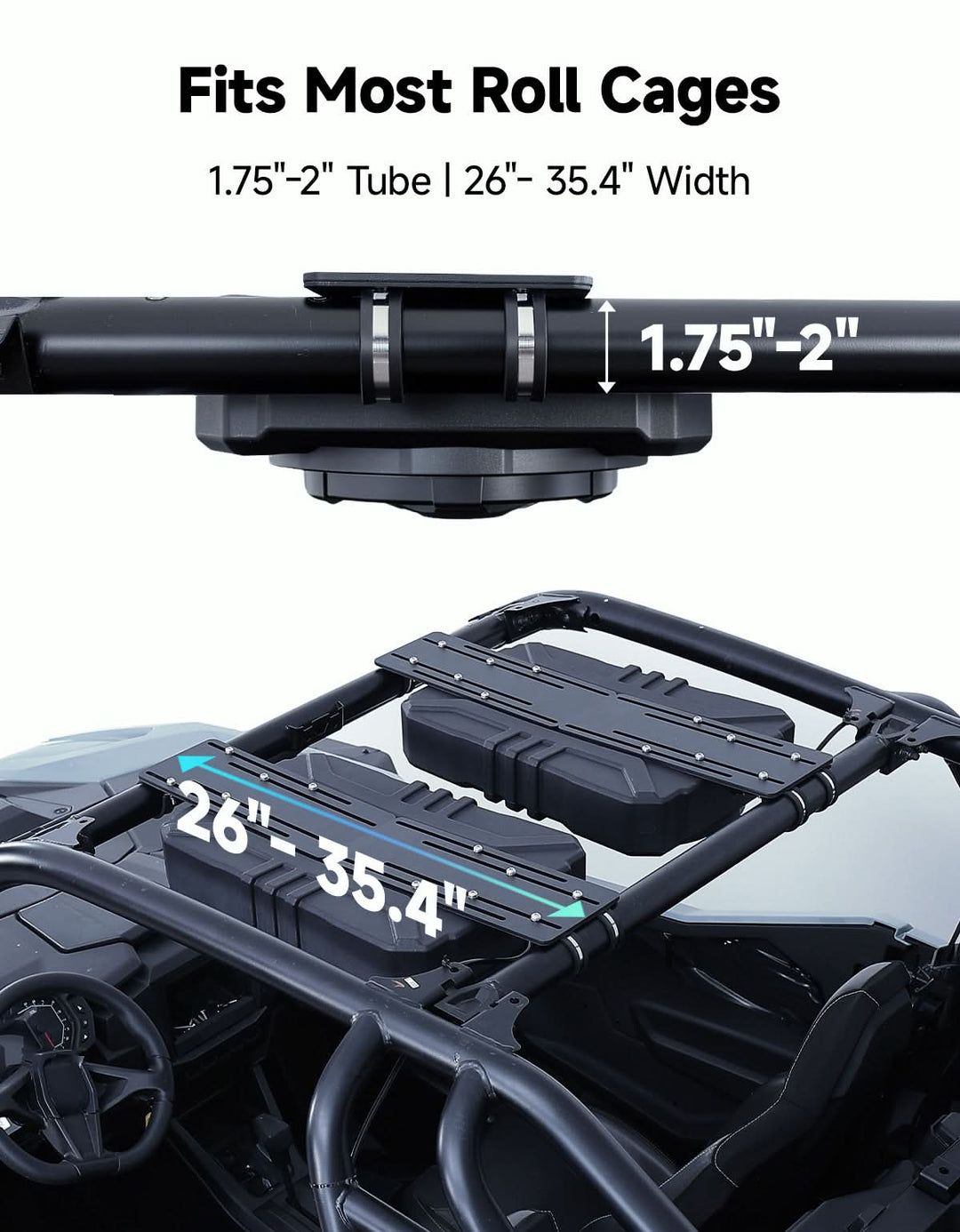 6.5 Inch UTV Roof Sound System Compatible with Can-Am X3 & Max RZR