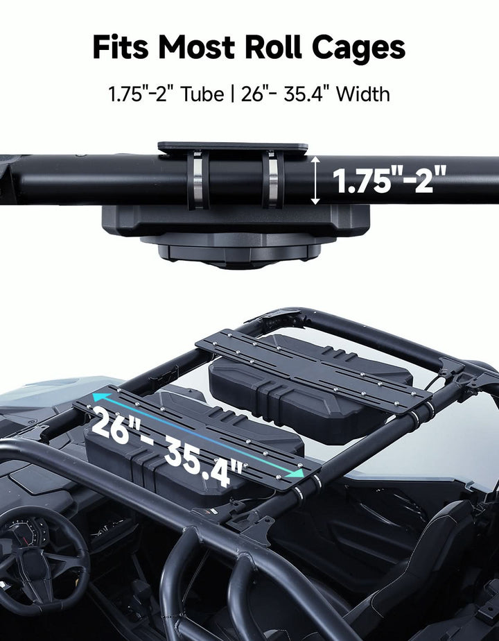 6.5 Inch UTV Roof Sound System Compatible with Can-Am X3 & Max RZR