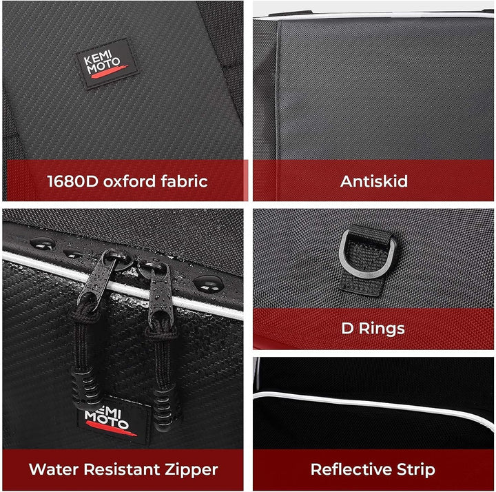 Trunk Liner Bags 1 Pairs for Harley Tri Glide 2009-2025 - Kemimoto