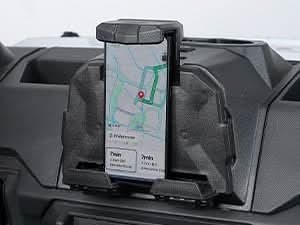 Spring Back Tablet Holder for Polaris Ranger 1000 / XP 1000 / Crew - Kemimoto