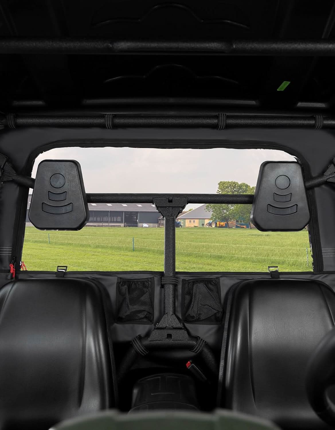 UTV Soft Rear Windshield for Hisun 500/700, Massimo MSU500/700 & Cub Cadet 500/700 - Kemimoto