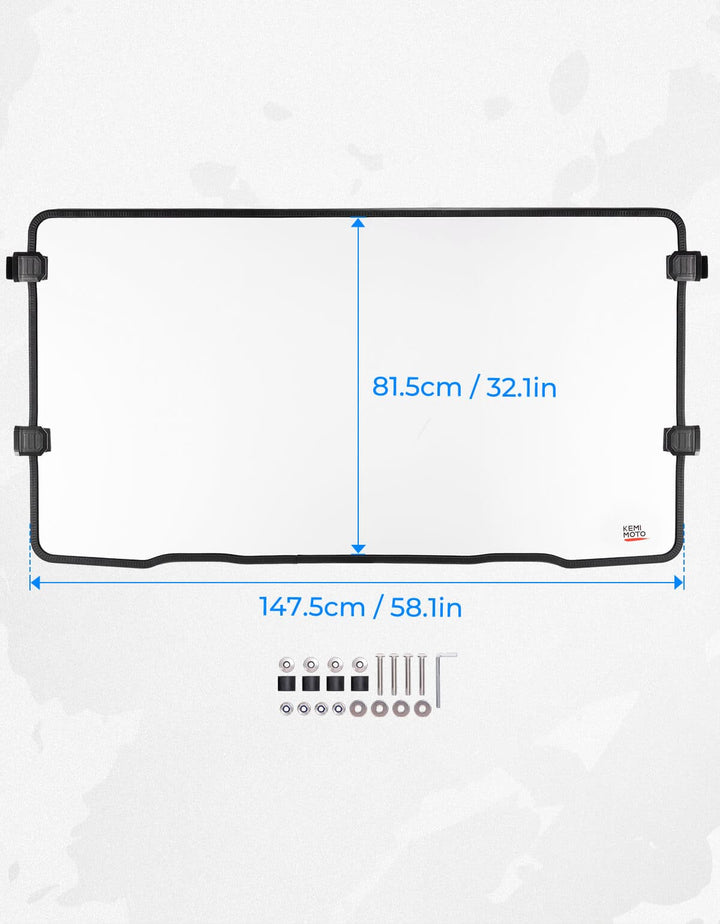Clear Front Full Windshield for CFMOTO UFORCE 1000/1000XL - Kemimoto