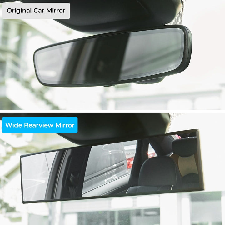 KEMIMOTO Universal Rear View Mirror, 11.81 Inch - Kemimoto