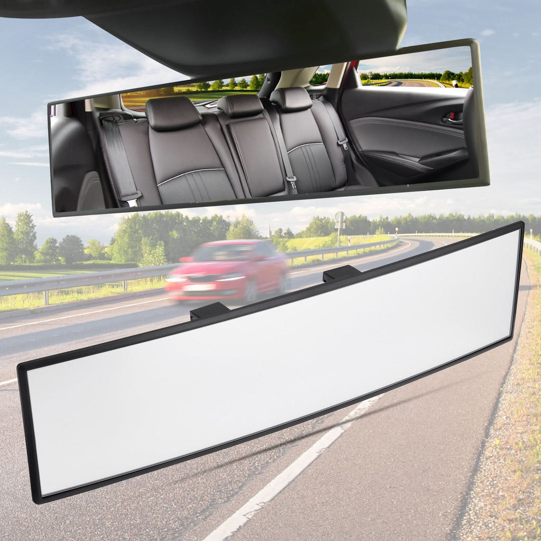KEMIMOTO Universal Rear View Mirror, 11.81 Inch - Kemimoto