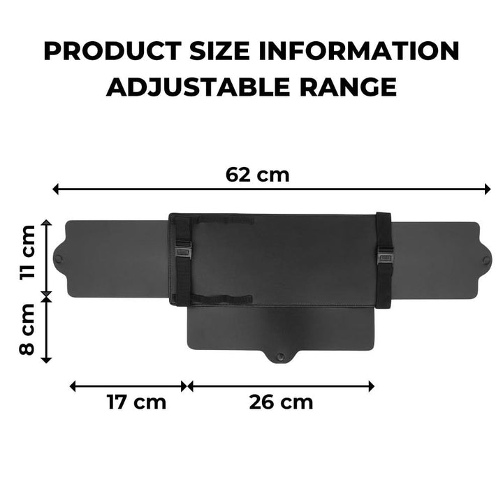 KEMIMOTO Car Sun Visor Sunshade Extender - Kemimoto