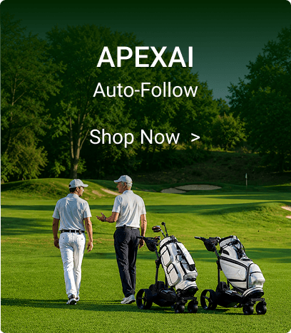 ApexAI Auto-Follow Electric Golf Push Cart with Remote Control