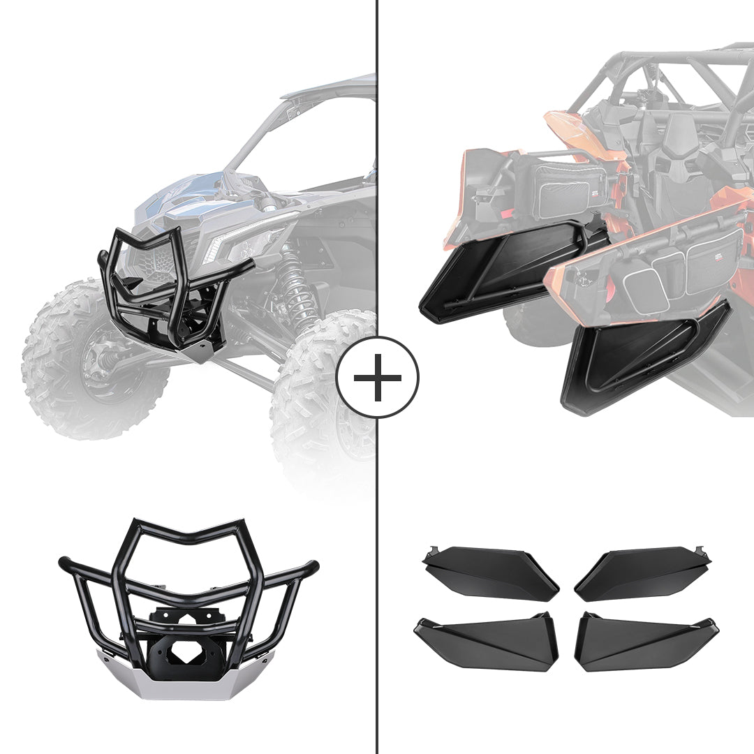 Front Bumpers & Lower Door Inserts For Can-Am Maverick X3 MAX