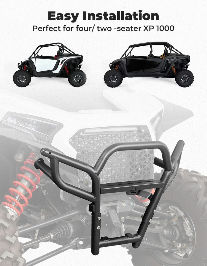 Heavy Duty Steel Front Bumper for Polaris RZR XP 1000/ XP 4 1000 2024-2025 - Kemimoto