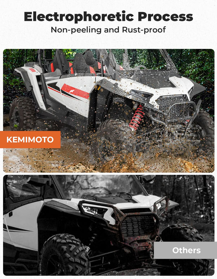 Heavy Duty Steel Front Bumper for Polaris RZR XP 1000/ XP 4 1000 2024-2025 - Kemimoto