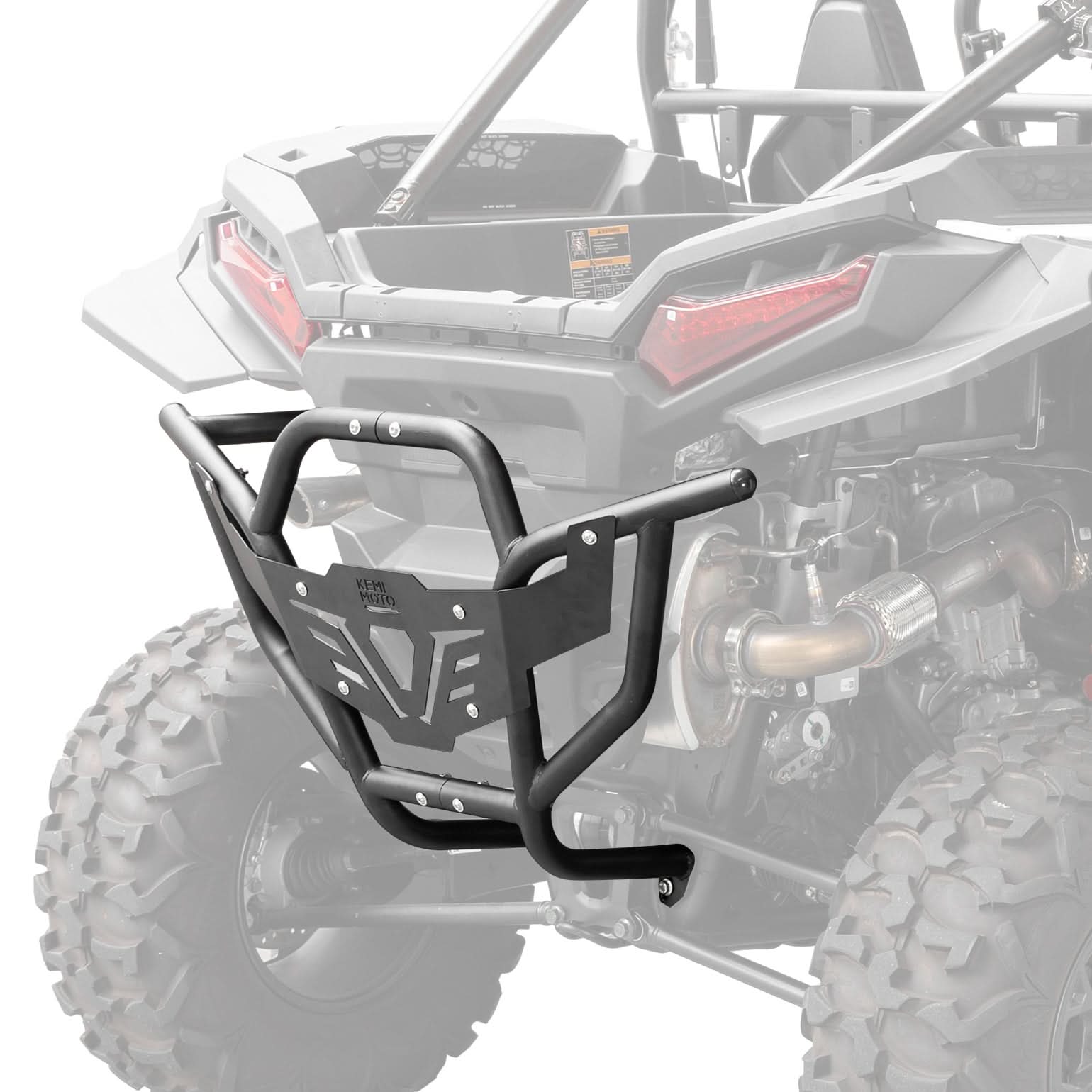 Heavy Duty Steel Rear Bumper for 2024-2025 Polaris RZR XP 1000/ 4 - Kemimoto