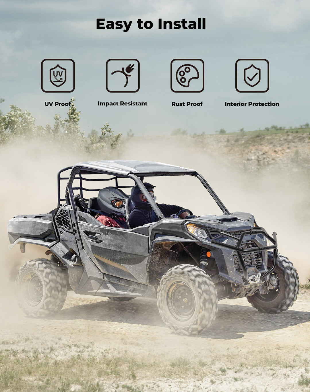 Front Bumper for Can-Am Commander 2021+ - Kemimoto