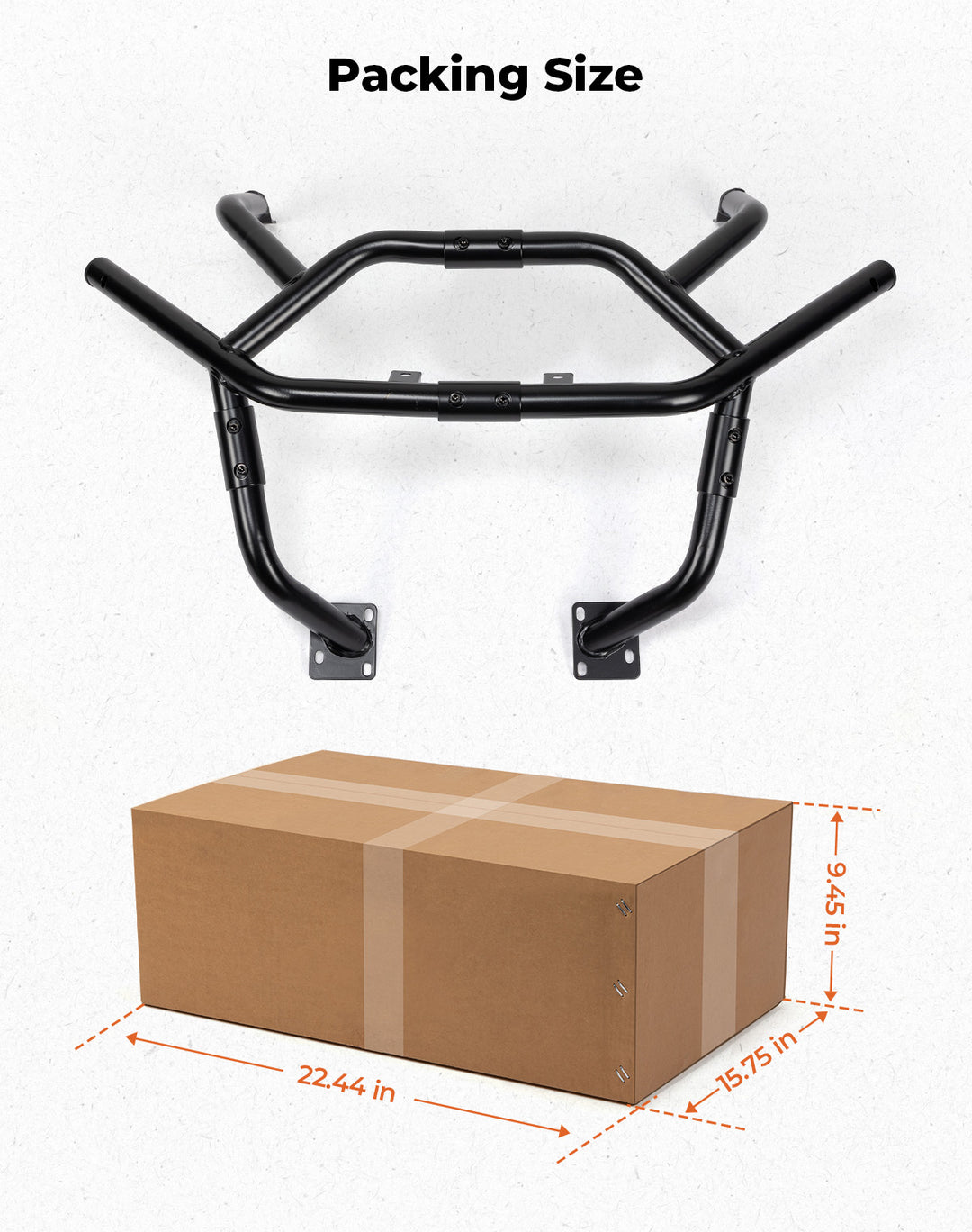 Front Bumper for Can-Am Commander 2021+ - Kemimoto