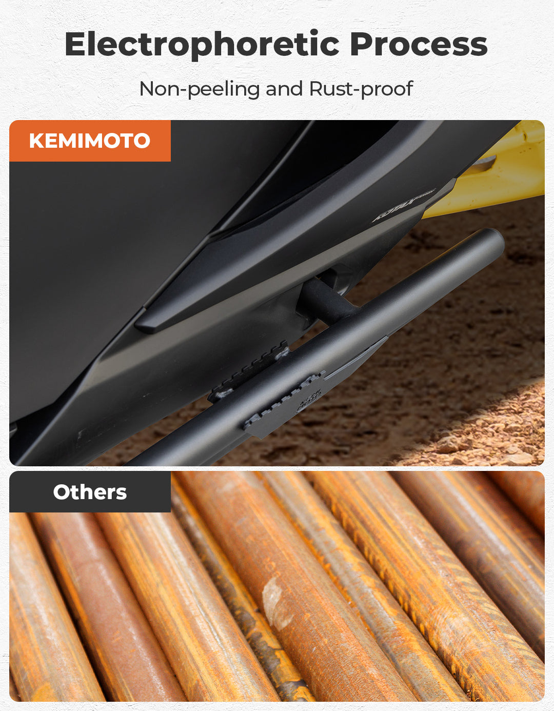 Nerf Bars Rock Sliders for Can-Am Maverick R 2024+ - Kemimoto