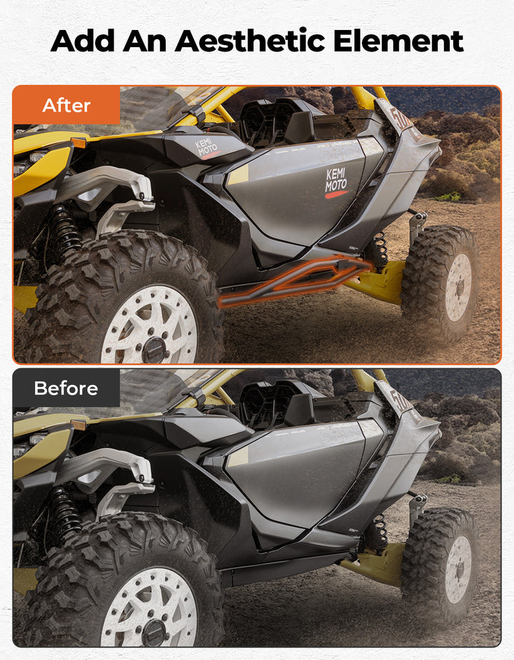 Nerf Bars Rock Sliders for Can-Am Maverick R 2024+ - Kemimoto